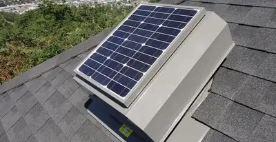 attic fan installation services with energy-efficient roof-mounted ventilation system in Bradenton, FL