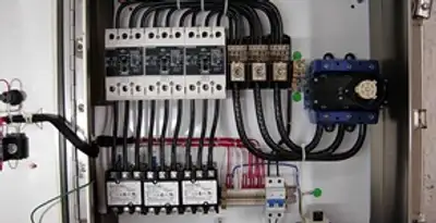 Electrical panel installation with organized circuit breakers and wiring in Bradenton, FL