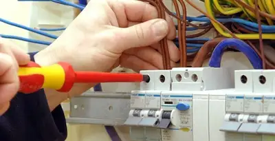 electrician services performing professional electrical panel wiring and connections in Bradenton, FL