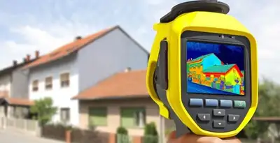 home energy audit service performing exterior thermal inspection to identify energy loss in Bradenton, FL