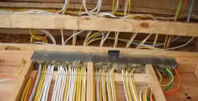 new construction wiring services with organized electrical rough-in performed by licensed electricians in Bradenton, FL