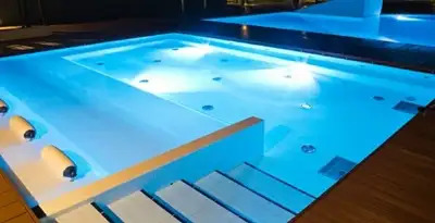 pool light installation and repair services providing modern illuminated pool lighting in Bradenton, FL