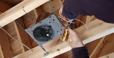 Professional recessed lighting installation with electrical wiring by licensed electricians in Bradenton, FL