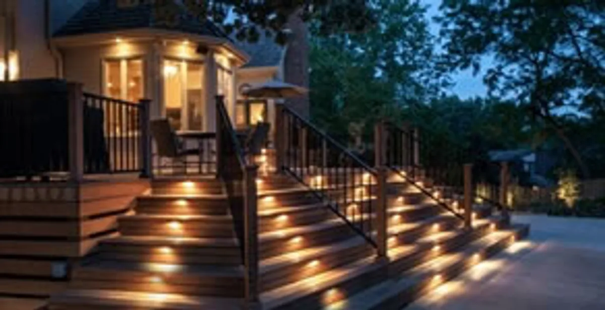 Residential electrician installing outdoor lighting for home safety in Bradenton, FL