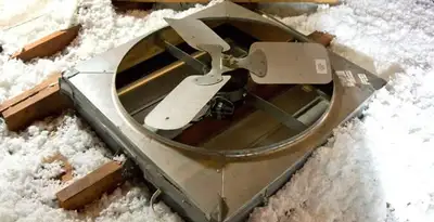 whole house fan installation services with attic-mounted ventilation unit in Bradenton, FL