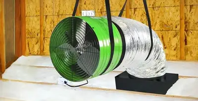 whole house fan installation services with professionally mounted ventilation fan system in Bradenton, FL